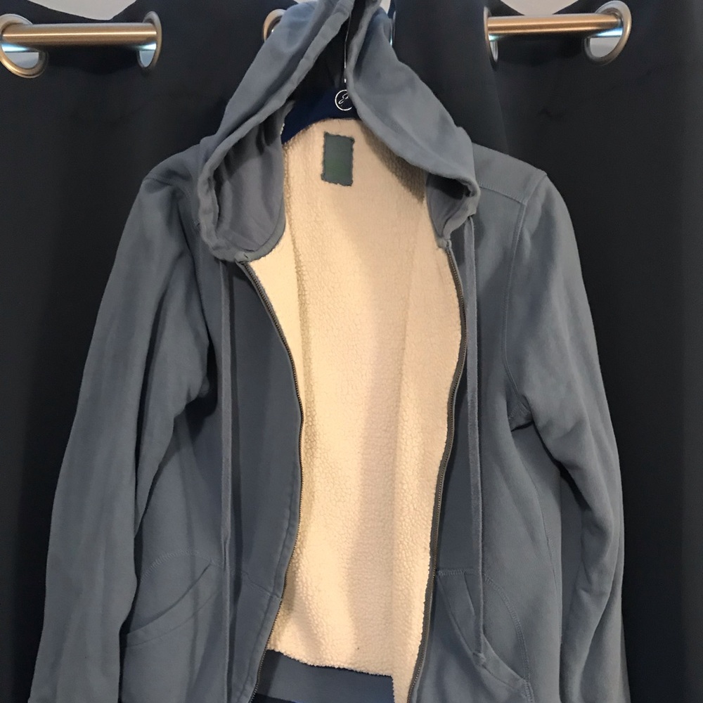 Women’s shearling hoodie